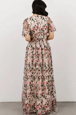 Clearance Baltic Born Marseille Embossed Maxi Dress | Rose Garden RoseGarden
