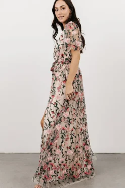 Clearance Baltic Born Marseille Embossed Maxi Dress | Rose Garden RoseGarden