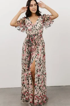 Clearance Baltic Born Marseille Embossed Maxi Dress | Rose Garden RoseGarden