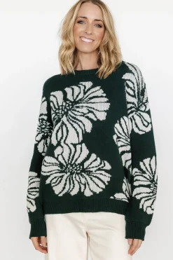 Online Baltic Born Maude Sweater | Green + Off White Green+OffWhite