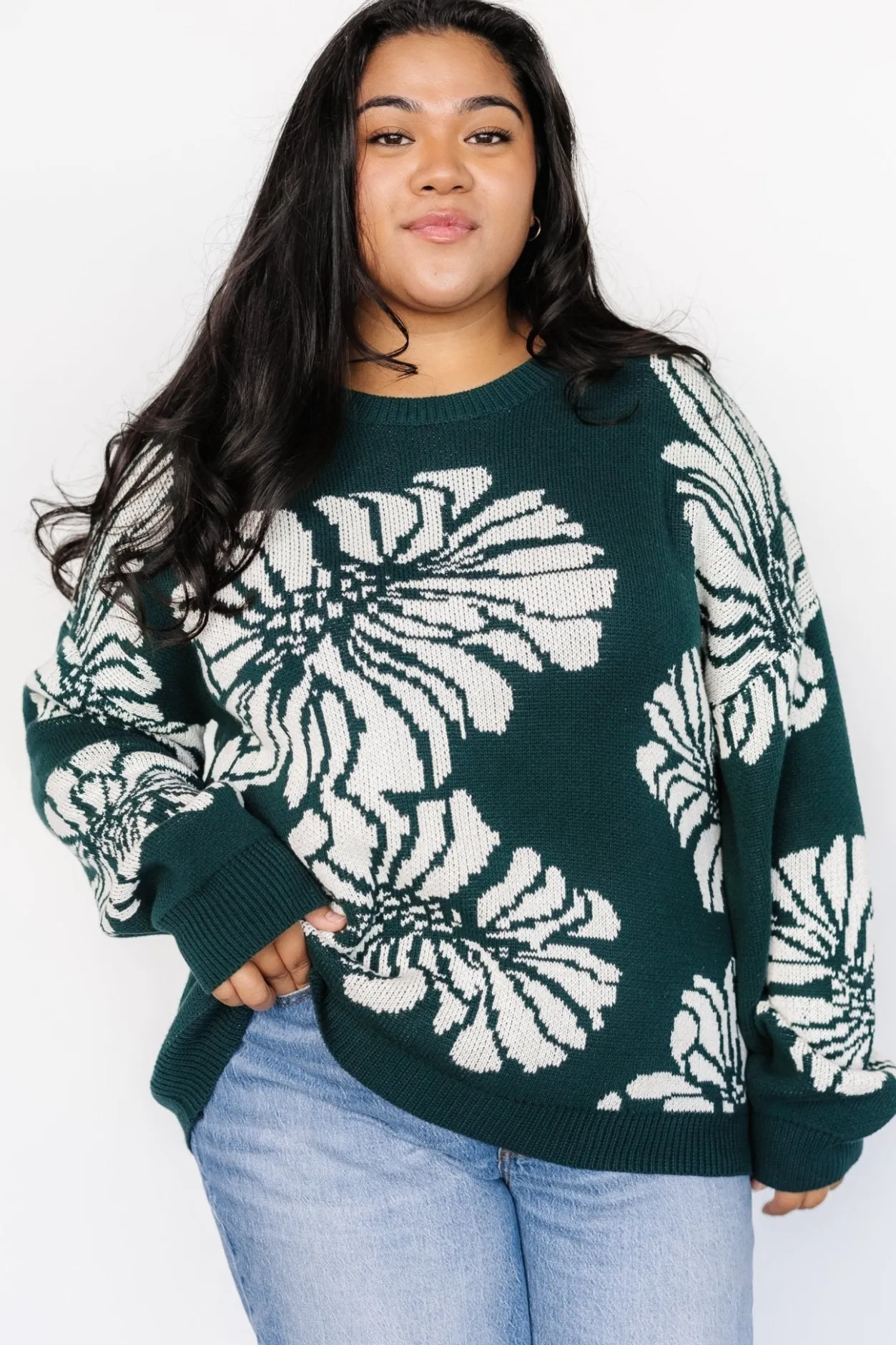Online Baltic Born Maude Sweater | Green + Off White Green+OffWhite