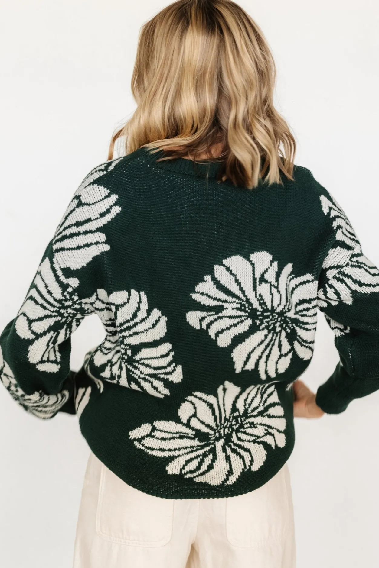 Online Baltic Born Maude Sweater | Green + Off White Green+OffWhite