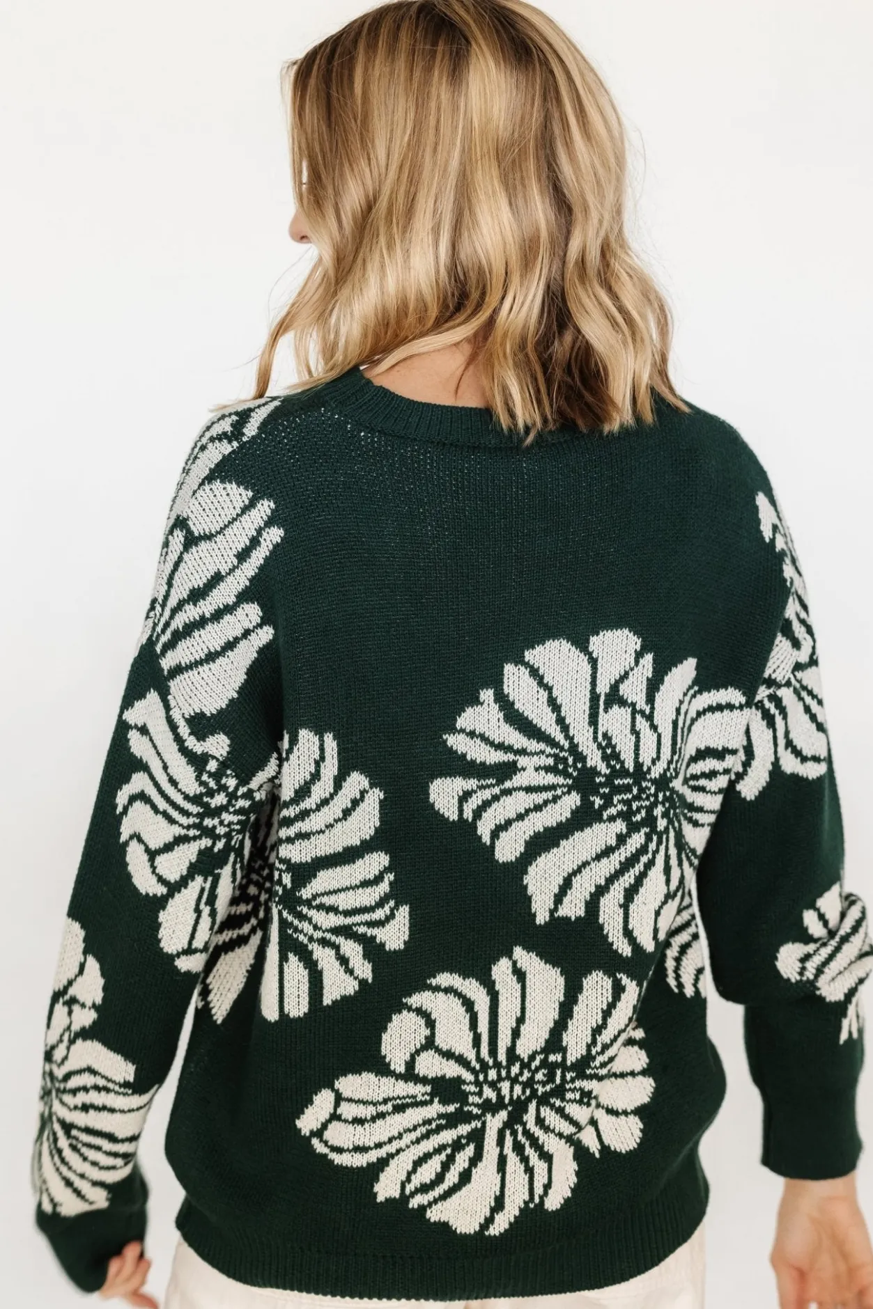 Online Baltic Born Maude Sweater | Green + Off White Green+OffWhite