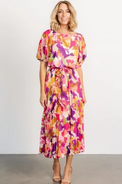 Sale Baltic Born Maven Midi Dress | Multi Print MultiPrint