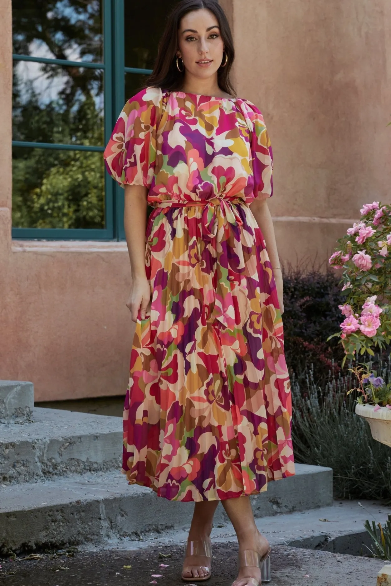 Sale Baltic Born Maven Midi Dress | Multi Print MultiPrint