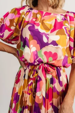 Sale Baltic Born Maven Midi Dress | Multi Print MultiPrint
