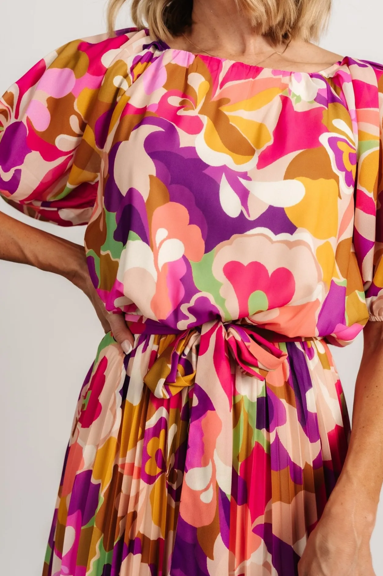Sale Baltic Born Maven Midi Dress | Multi Print MultiPrint