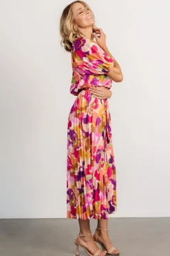 Sale Baltic Born Maven Midi Dress | Multi Print MultiPrint