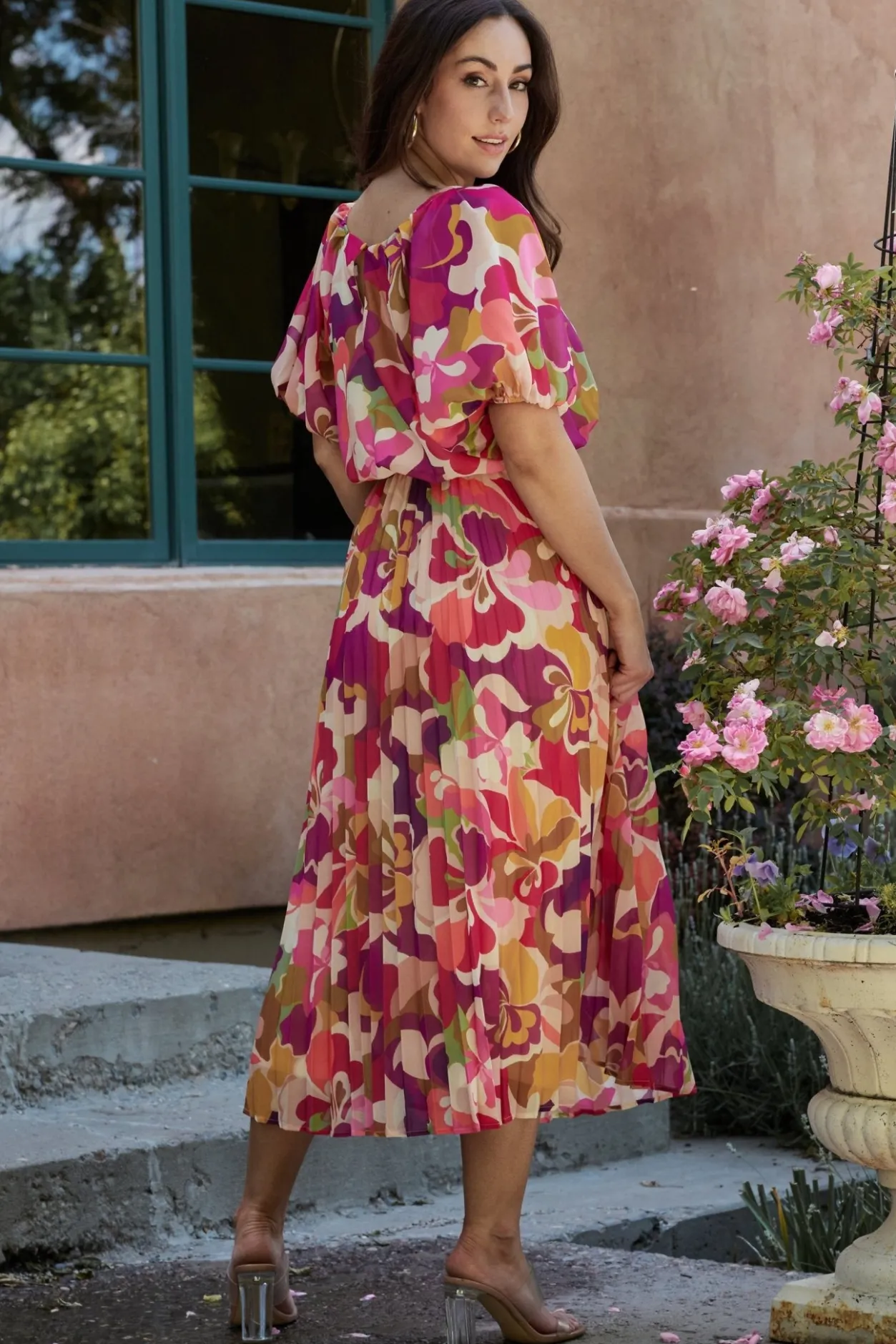Sale Baltic Born Maven Midi Dress | Multi Print MultiPrint