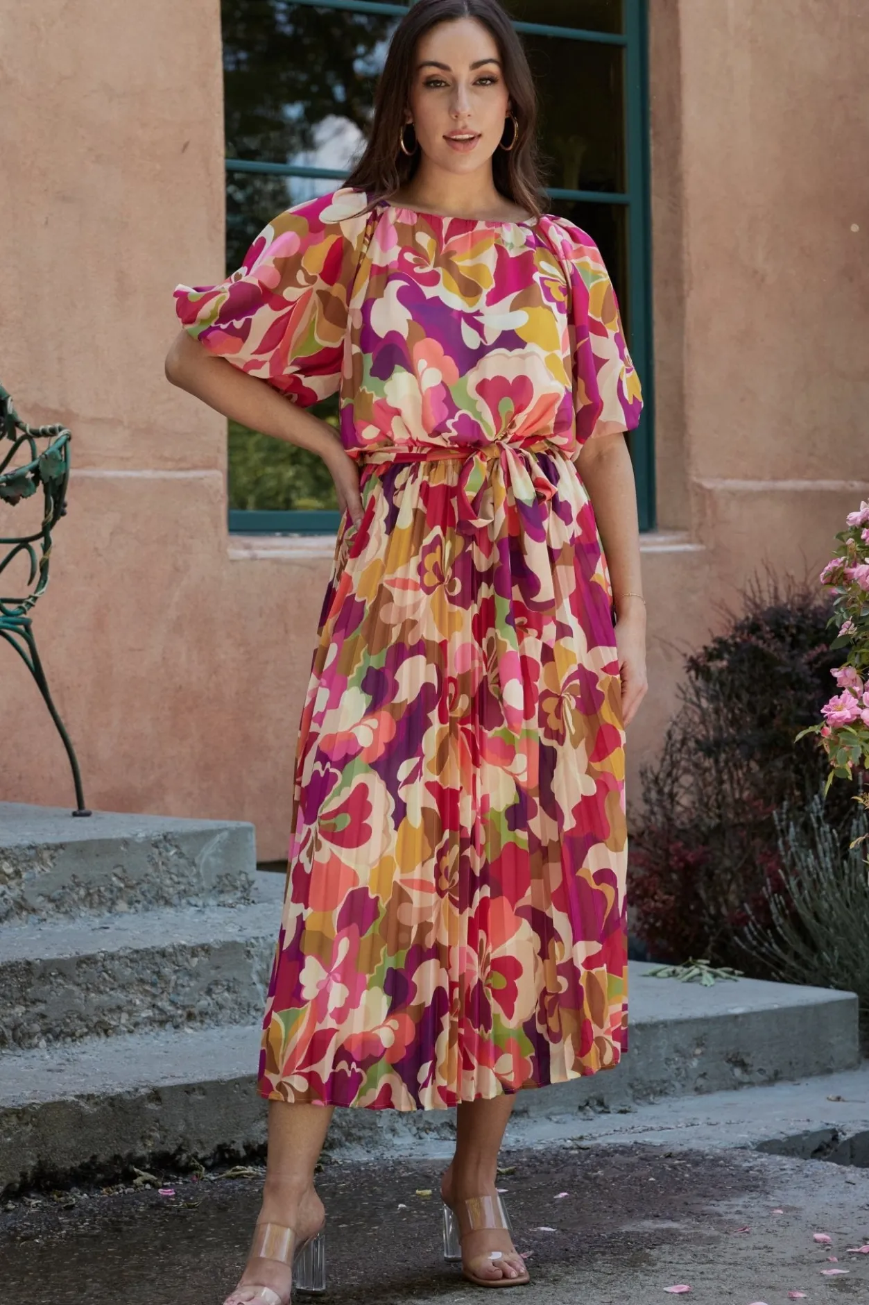 Sale Baltic Born Maven Midi Dress | Multi Print MultiPrint