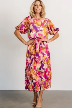 Sale Baltic Born Maven Midi Dress | Multi Print MultiPrint