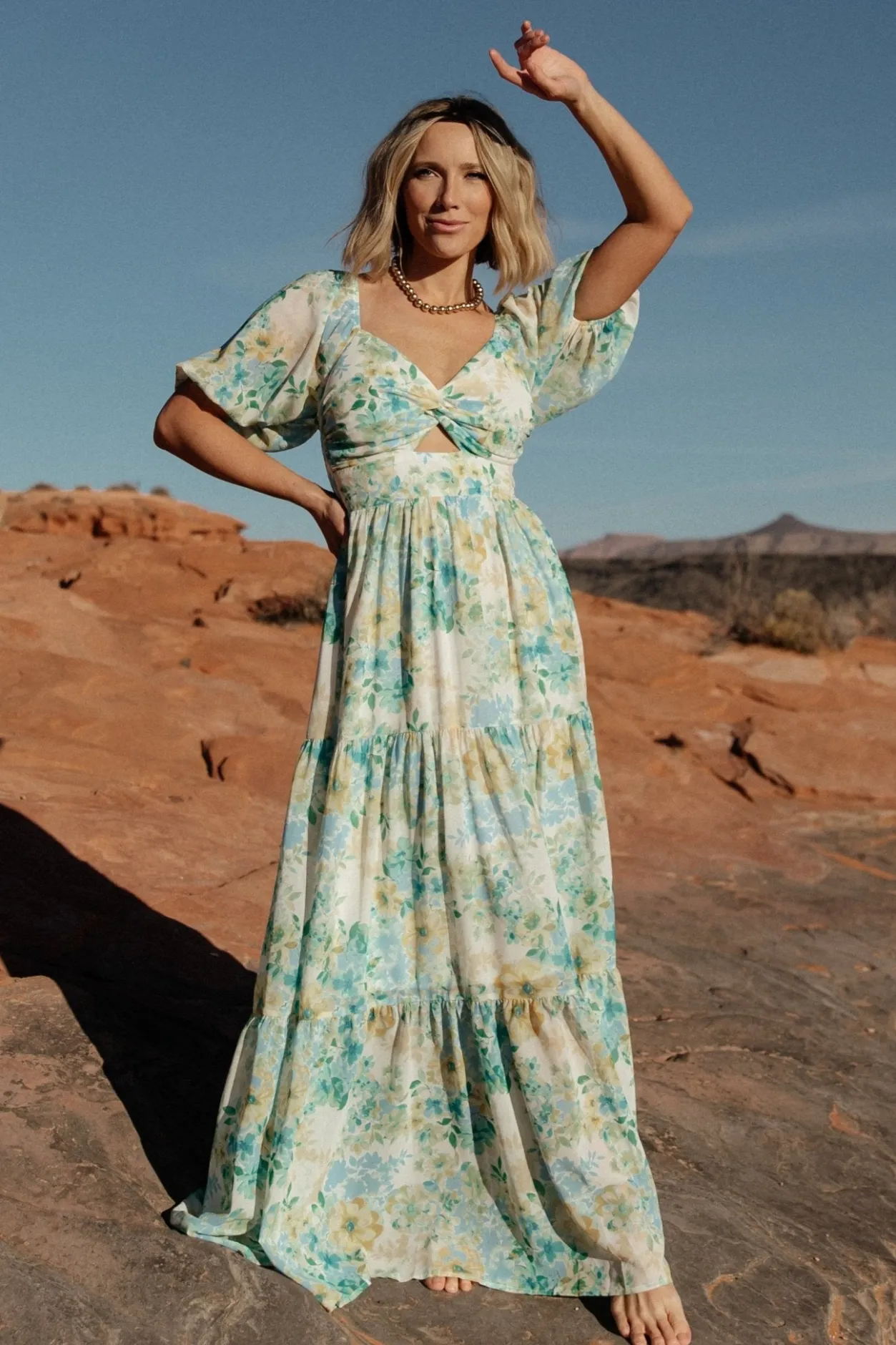 Clearance Baltic Born Maya Maxi Dress | Garden Multi GardenMulti