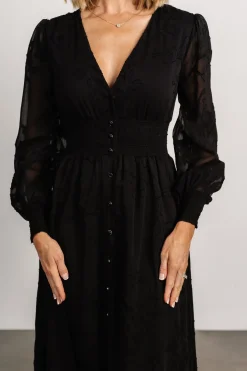 Discount Baltic Born Mayfair High Low Maxi Dress | Black