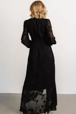 Discount Baltic Born Mayfair High Low Maxi Dress | Black