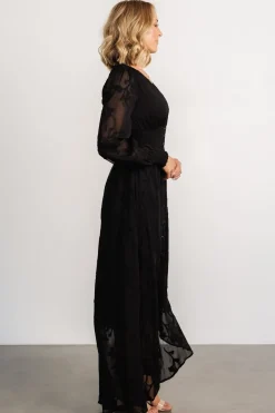 Discount Baltic Born Mayfair High Low Maxi Dress | Black