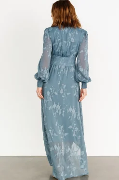 Best Baltic Born Mayfair High Low Maxi Dress | Slate Blue SlateBlue