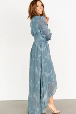 Best Baltic Born Mayfair High Low Maxi Dress | Slate Blue SlateBlue