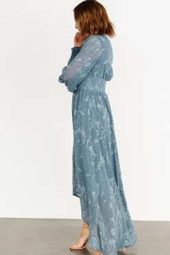 Best Baltic Born Mayfair High Low Maxi Dress | Slate Blue SlateBlue