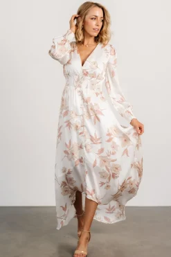 Best Baltic Born Mayfair High Low Maxi Dress | White Floral WhiteFloral