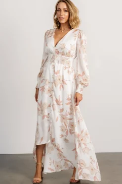Best Baltic Born Mayfair High Low Maxi Dress | White Floral WhiteFloral