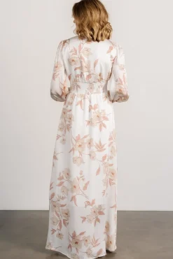 Best Baltic Born Mayfair High Low Maxi Dress | White Floral WhiteFloral