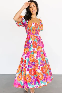 New Baltic Born Mazatlan Maxi Dress | Multi Floral MultiFloral