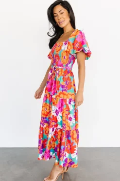 New Baltic Born Mazatlan Maxi Dress | Multi Floral MultiFloral