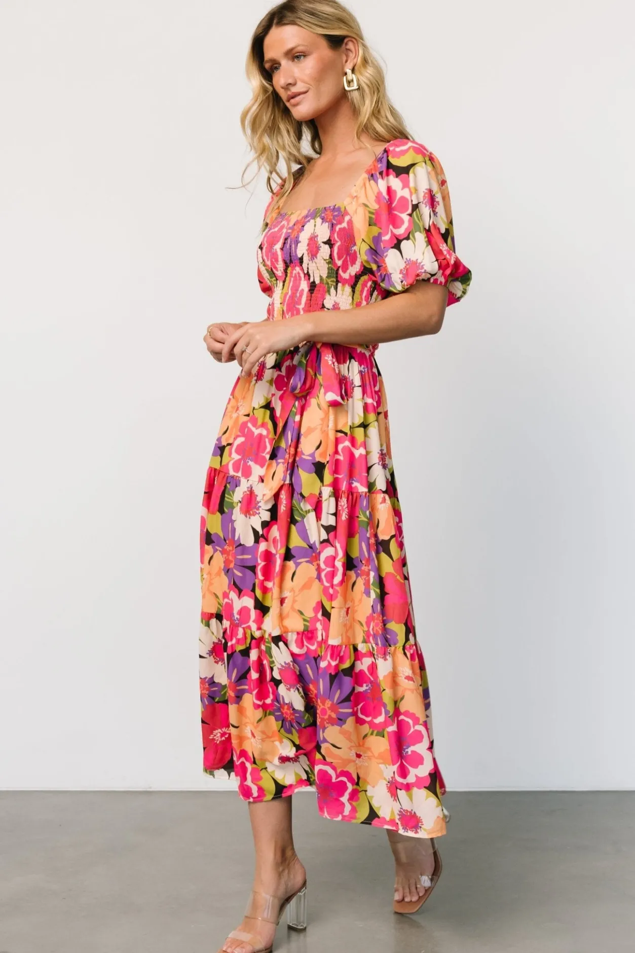 Outlet Baltic Born Mazatlan Maxi Dress | Vibrant Floral VibrantFloral