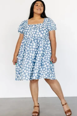New Baltic Born McKell Mini Dress | Chambray Floral ChambrayFloral