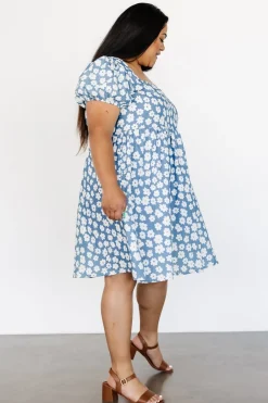 New Baltic Born McKell Mini Dress | Chambray Floral ChambrayFloral