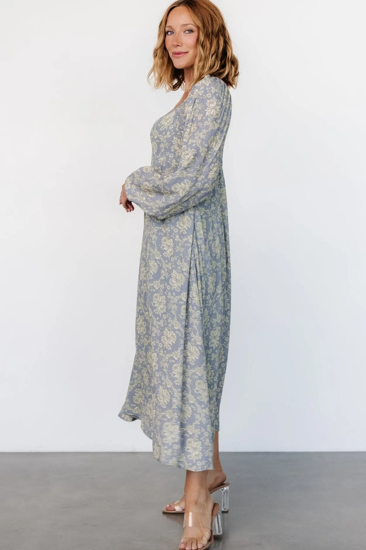Sale Baltic Born McKinney Dress | Blue + Vintage Cream Floral Blue+VintageCreamFloral