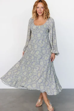 Sale Baltic Born McKinney Dress | Blue + Vintage Cream Floral Blue+VintageCreamFloral