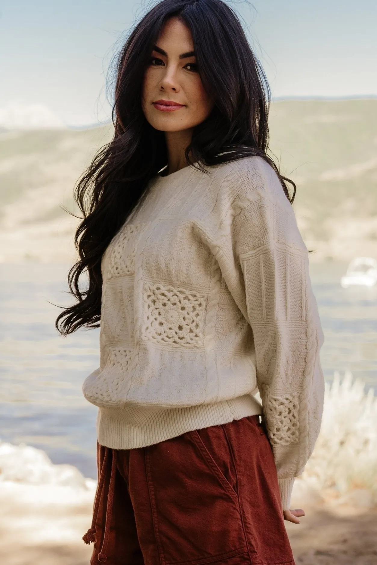 Fashion Baltic Born Meadow Knit Sweater | Cream