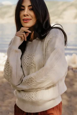 Fashion Baltic Born Meadow Knit Sweater | Cream