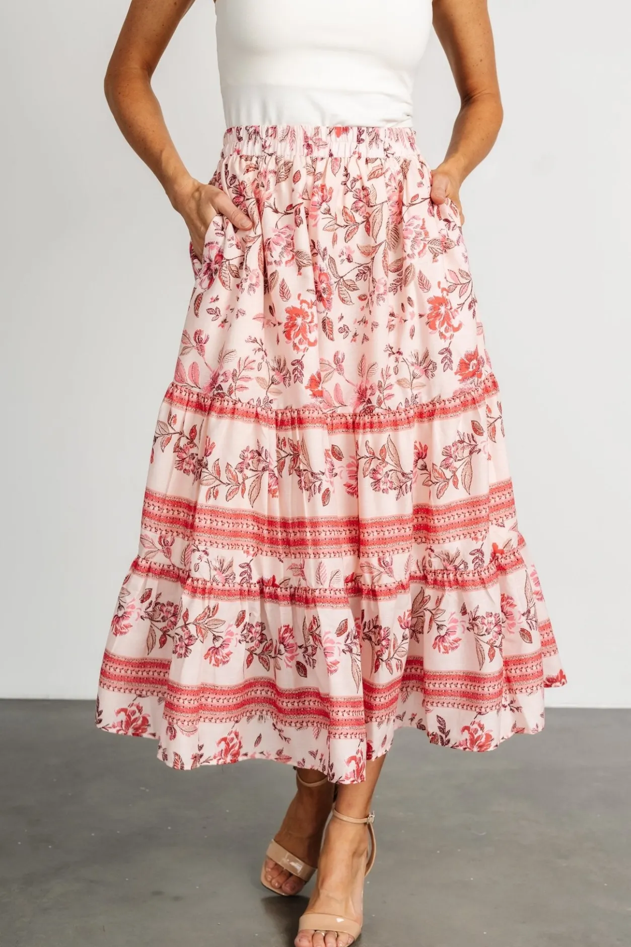 Fashion Baltic Born Meg Skirt | Blush Multi BlushMulti
