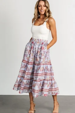 Sale Baltic Born Meg Skirt | Periwinkle Multi PeriwinkleMulti
