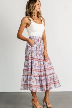 Sale Baltic Born Meg Skirt | Periwinkle Multi PeriwinkleMulti