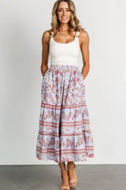 Sale Baltic Born Meg Skirt | Periwinkle Multi PeriwinkleMulti