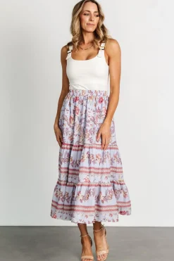 Sale Baltic Born Meg Skirt | Periwinkle Multi PeriwinkleMulti