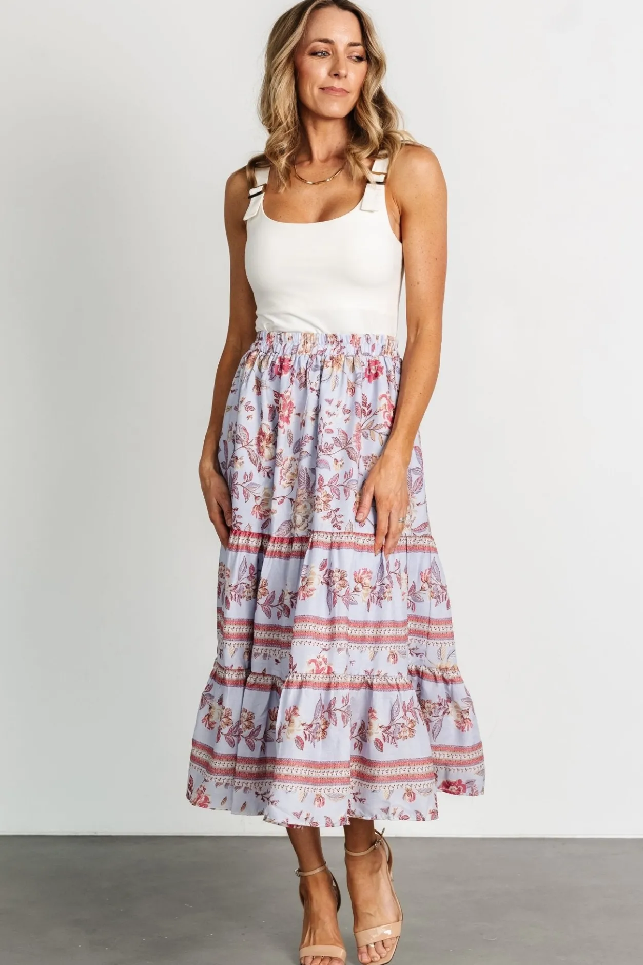 Sale Baltic Born Meg Skirt | Periwinkle Multi PeriwinkleMulti