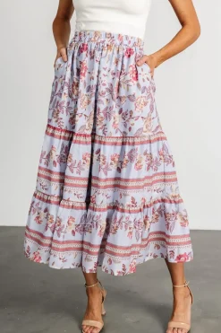 Sale Baltic Born Meg Skirt | Periwinkle Multi PeriwinkleMulti