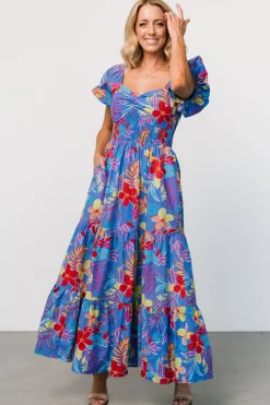 Sale Baltic Born Melanie Maxi Dress | Blue Multi BlueMulti