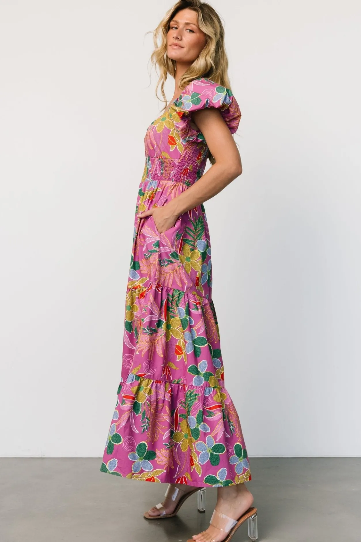 Hot Baltic Born Melanie Maxi Dress | Orchid Multi OrchidMulti
