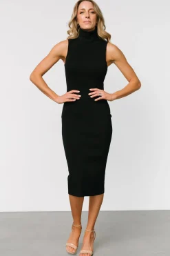Best Baltic Born Melbourne Turtleneck Midi Dress | Black