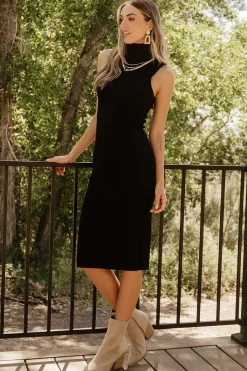 Best Baltic Born Melbourne Turtleneck Midi Dress | Black