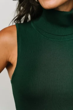 Sale Baltic Born Melbourne Turtleneck Midi Dress | Emerald