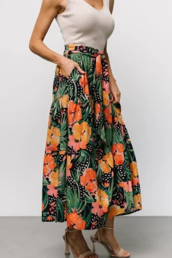 Outlet Baltic Born Melea Skirt | Navy Multi Floral NavyMultiFloral