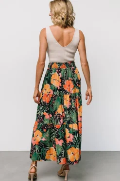 Outlet Baltic Born Melea Skirt | Navy Multi Floral NavyMultiFloral