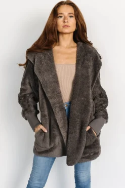 Best Baltic Born Melrose Teddy Jacket | Dark Gray DarkGray