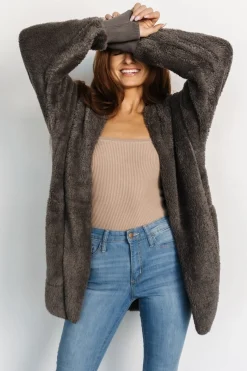 Best Baltic Born Melrose Teddy Jacket | Dark Gray DarkGray